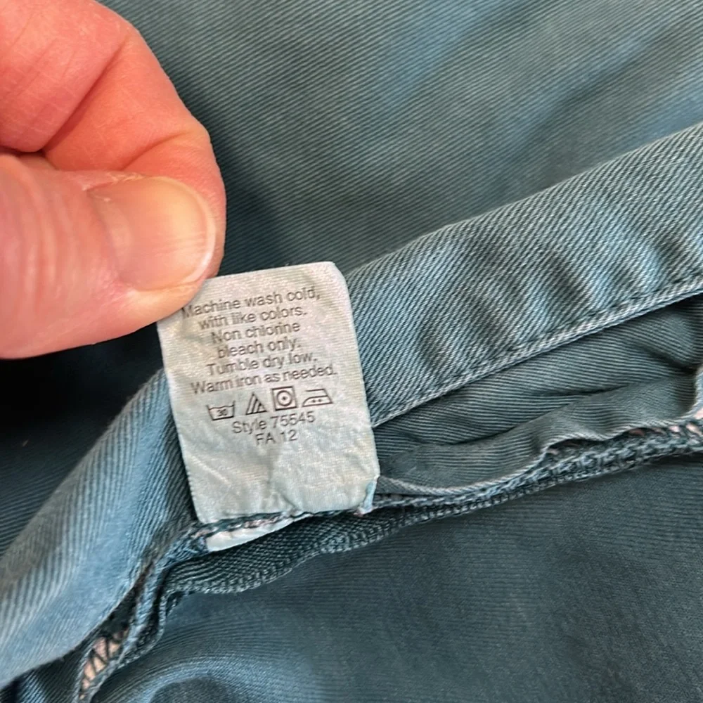 J. Crew Stanton Chino Pants Cotton Twill Trousers Classic Fit Business Teal 33‎